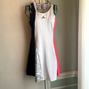 Adidas by Stella McCartney Womens Colorblock A Line Dress Multicolor
